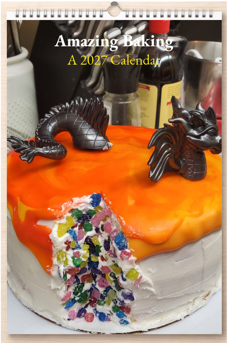 Amazing Baking: A 2027 Calendar