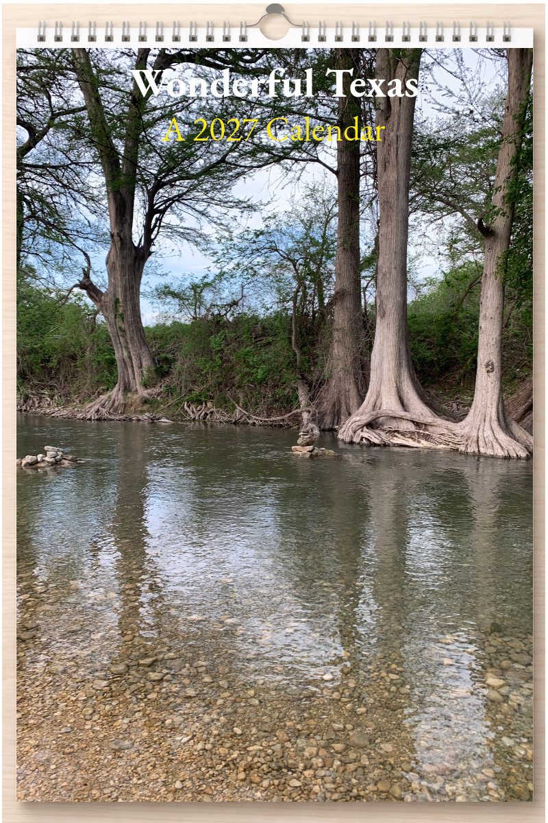 Wonderful Texas: A 2027 Calendar