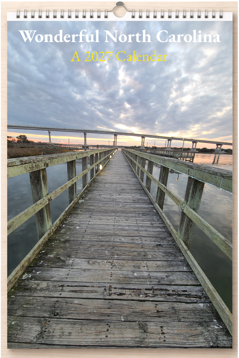 Wonderful North Carolina: A 2027 Calendar