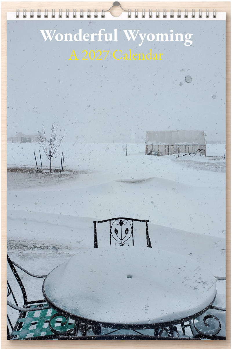 Wonderful Wyoming: A 2027 Calendar