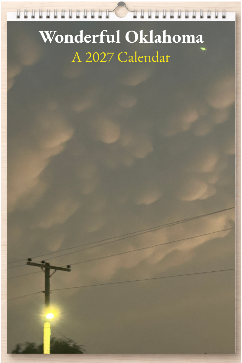 Wonderful Oklahoma: A 2027 Calendar