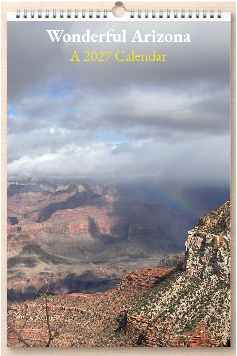 Wonderful Arizona: A 2027 Calendar