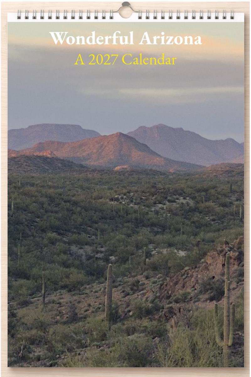 Wonderful Arizona: A 2027 Calendar