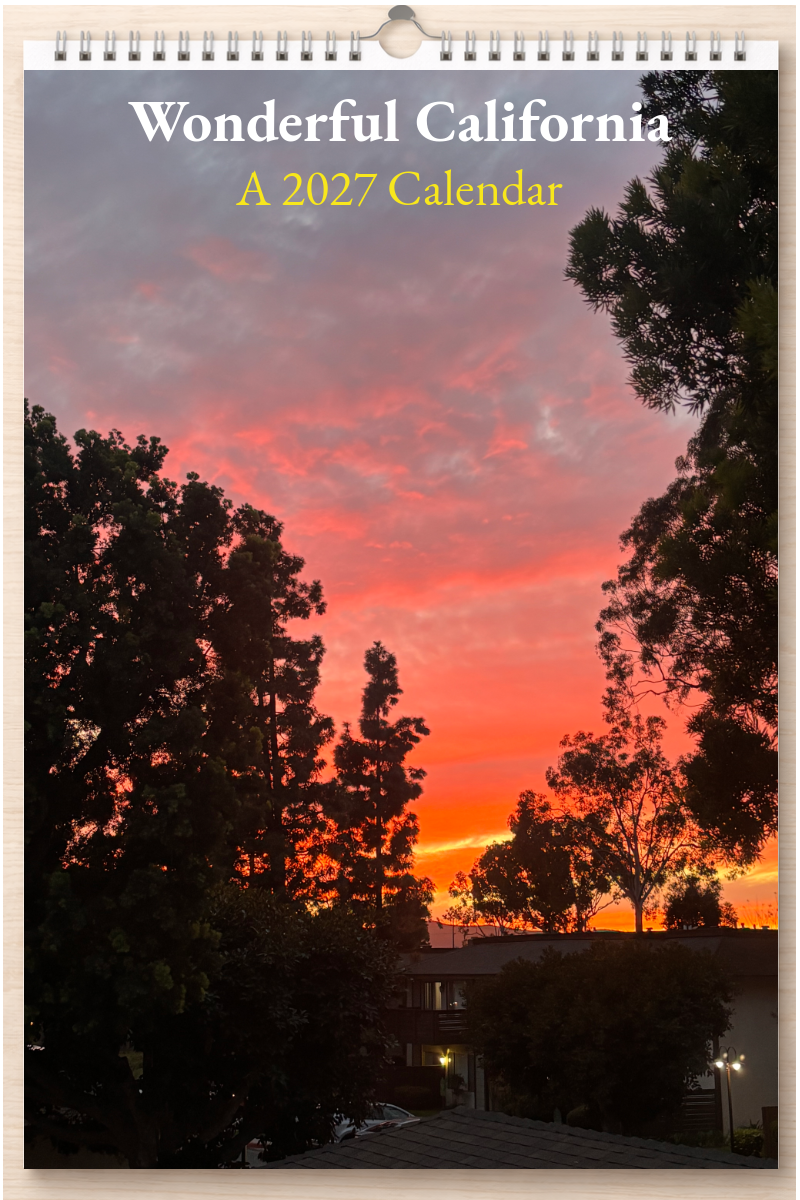 Wonderful California: A 2027 Calendar