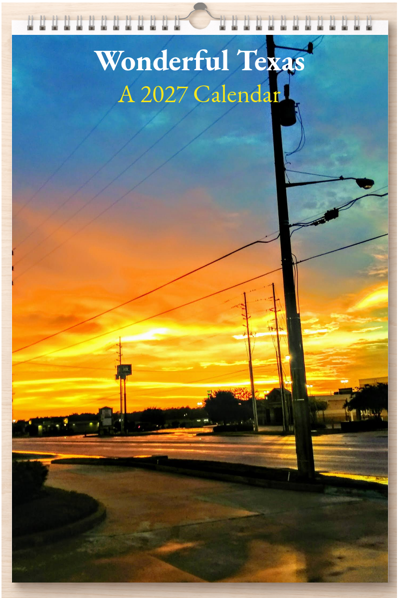 Wonderful Texas: A 2027 Calendar