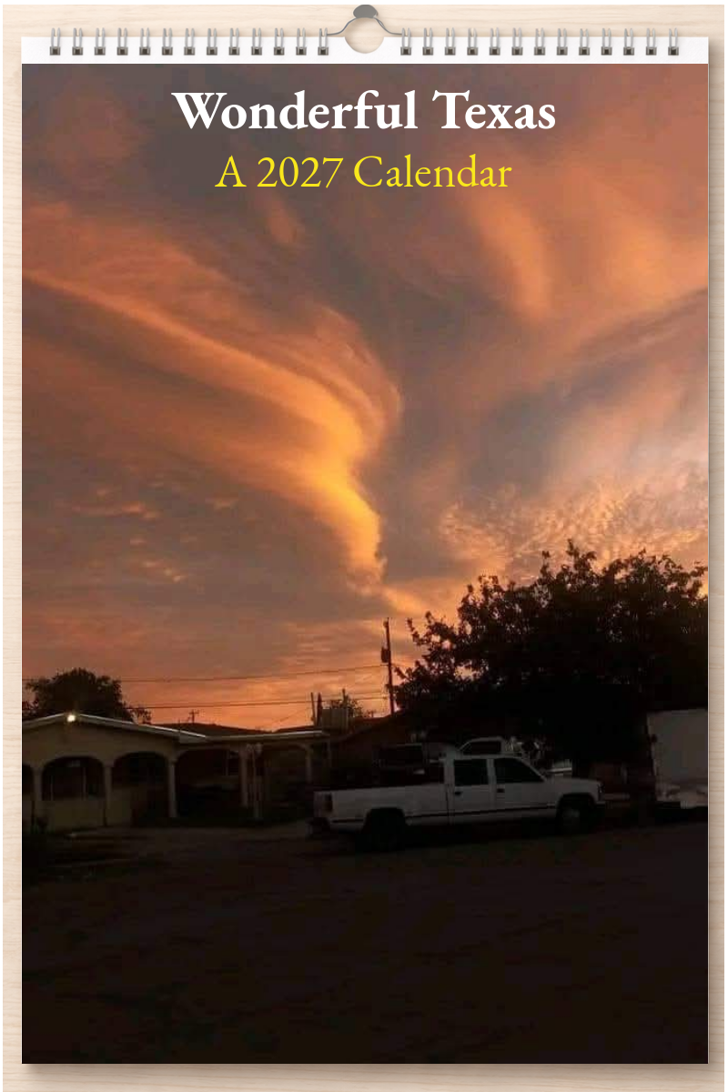 Wonderful Texas: A 2027 Calendar
