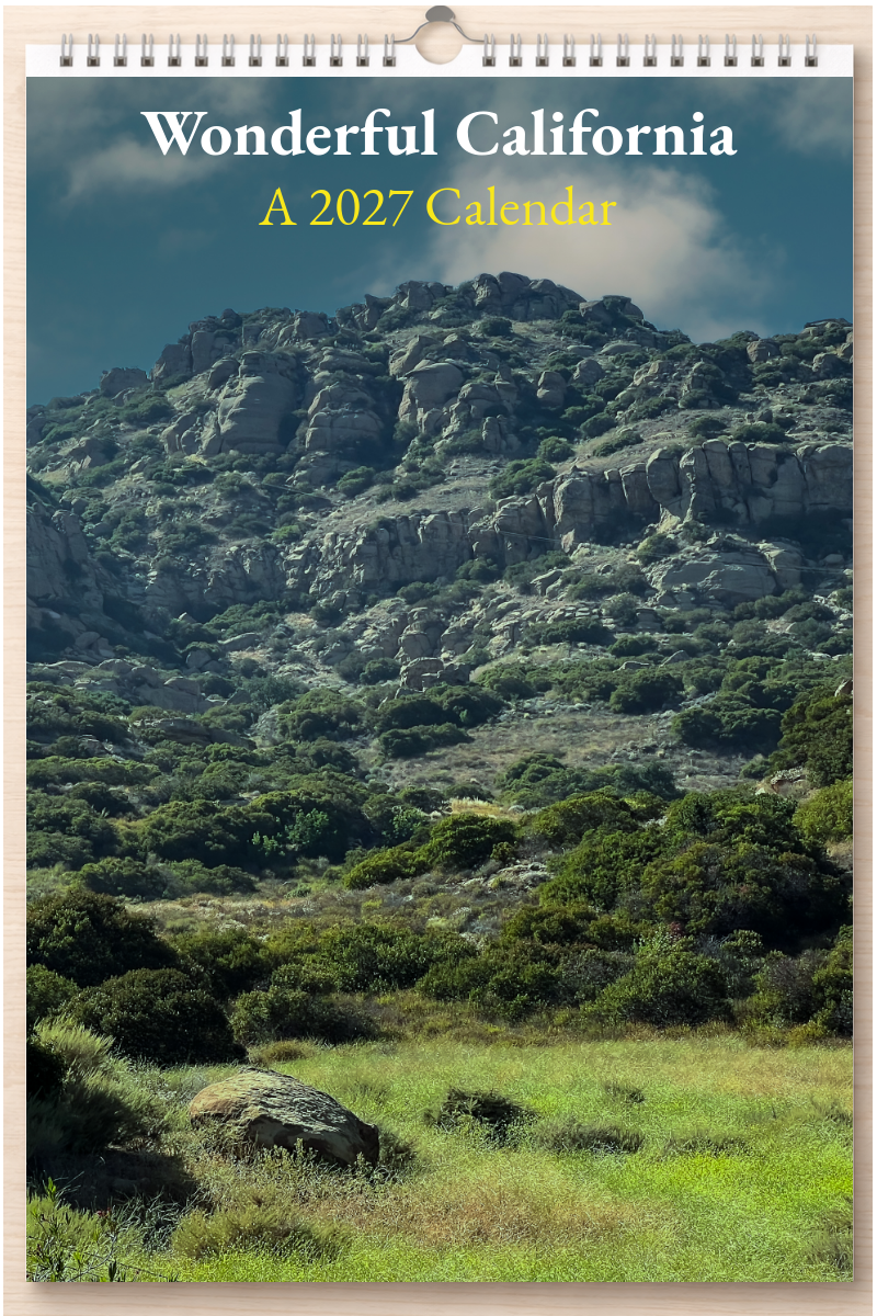 Wonderful California: A 2027 Calendar