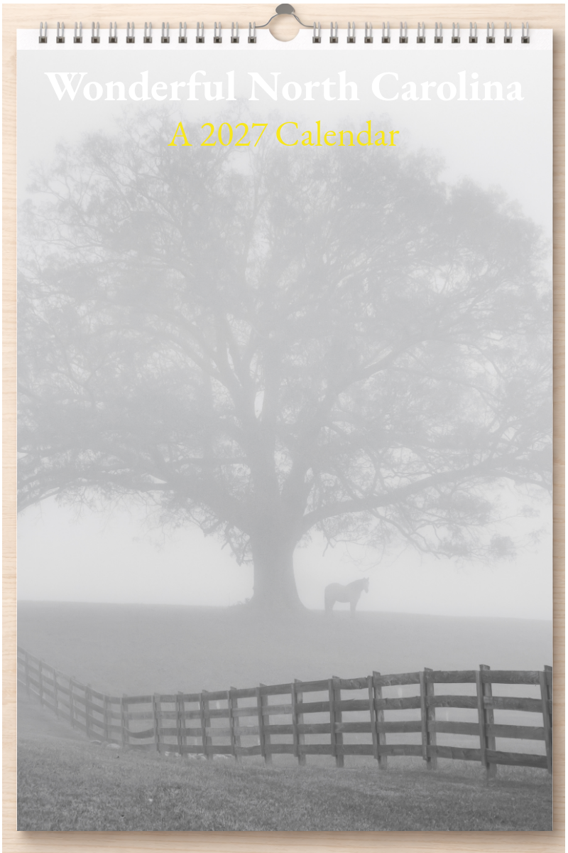 Wonderful North Carolina: A 2027 Calendar
