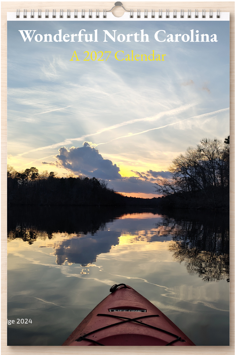 Wonderful North Carolina: A 2027 Calendar