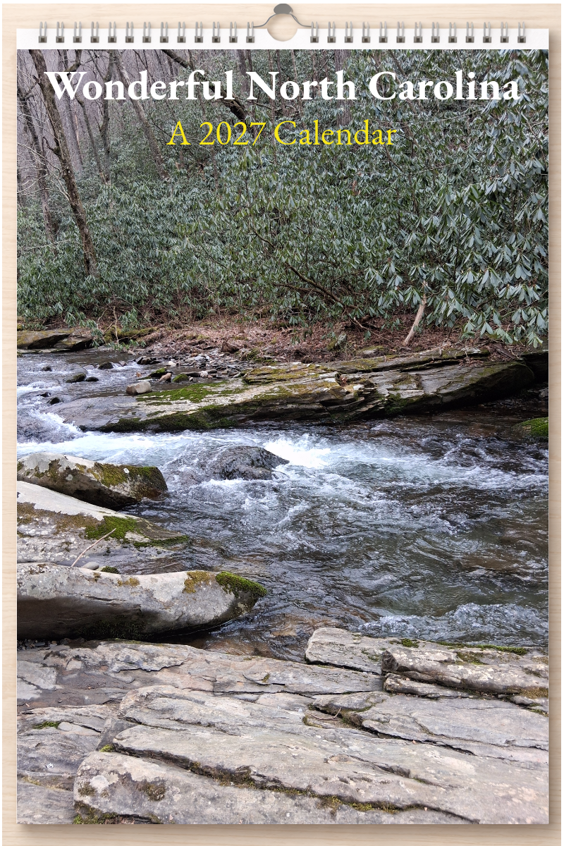 Wonderful North Carolina: A 2027 Calendar