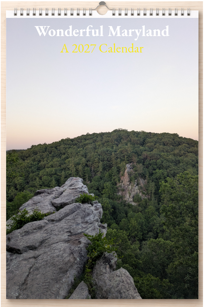 Wonderful Maryland: A 2027 Calendar