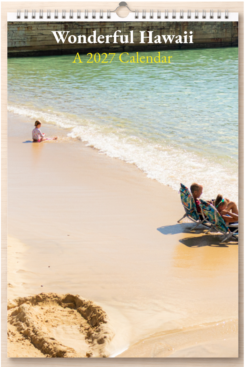 Wonderful Hawaii: A 2027 Calendar
