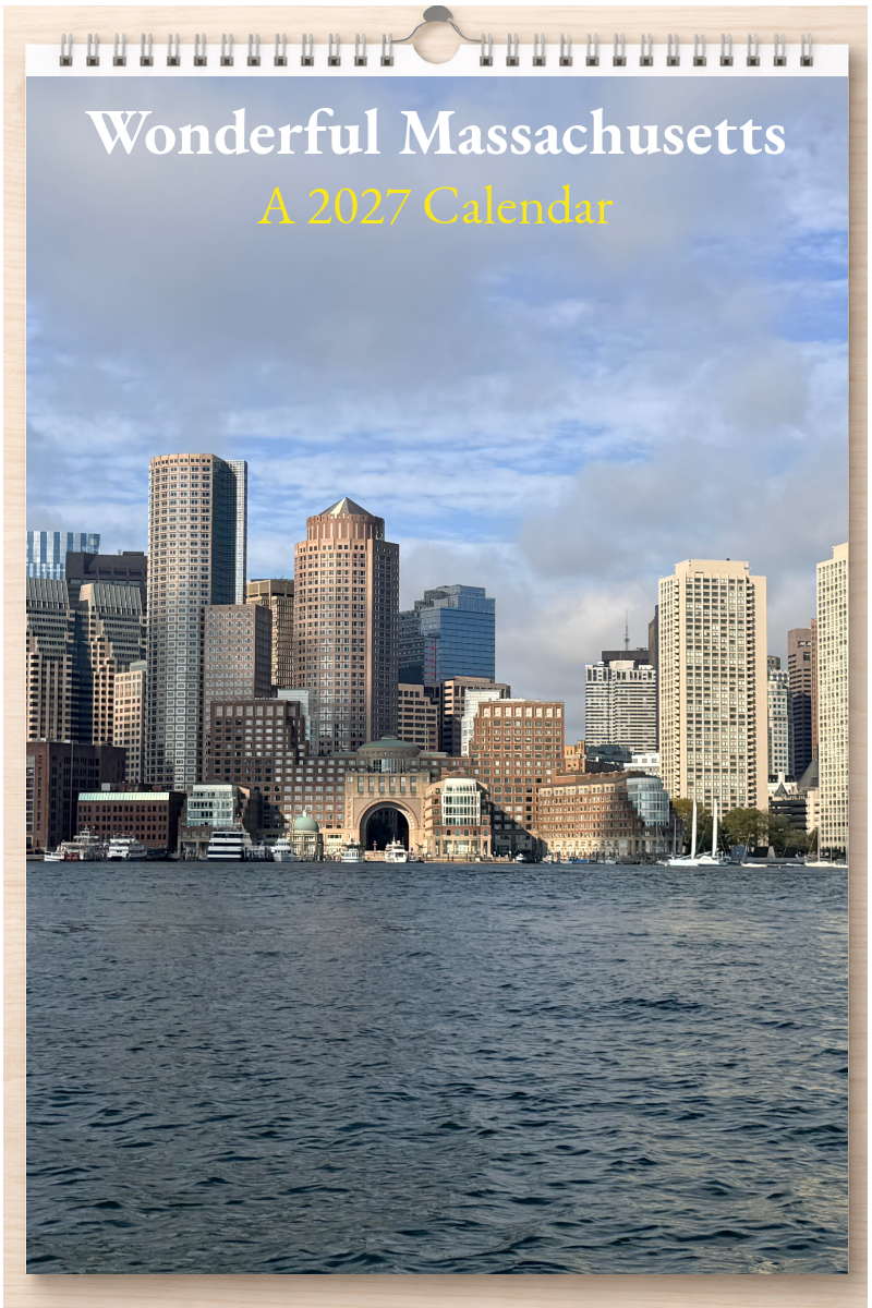 Wonderful Massachusetts: A 2027 Calendar