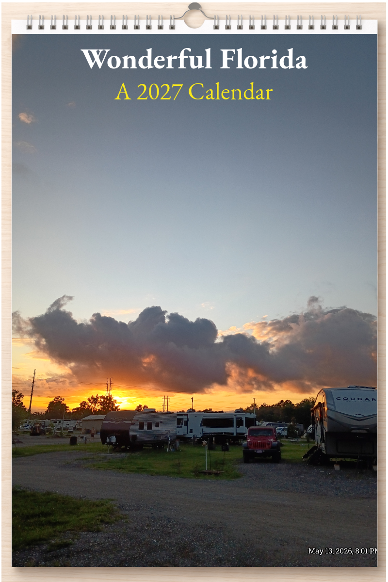 Wonderful Florida: A 2027 Calendar
