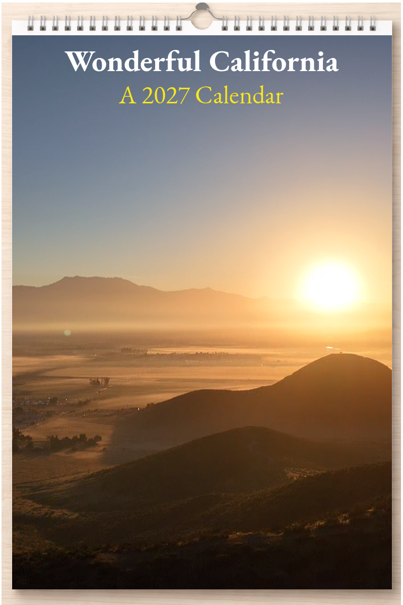 Wonderful California: A 2027 Calendar