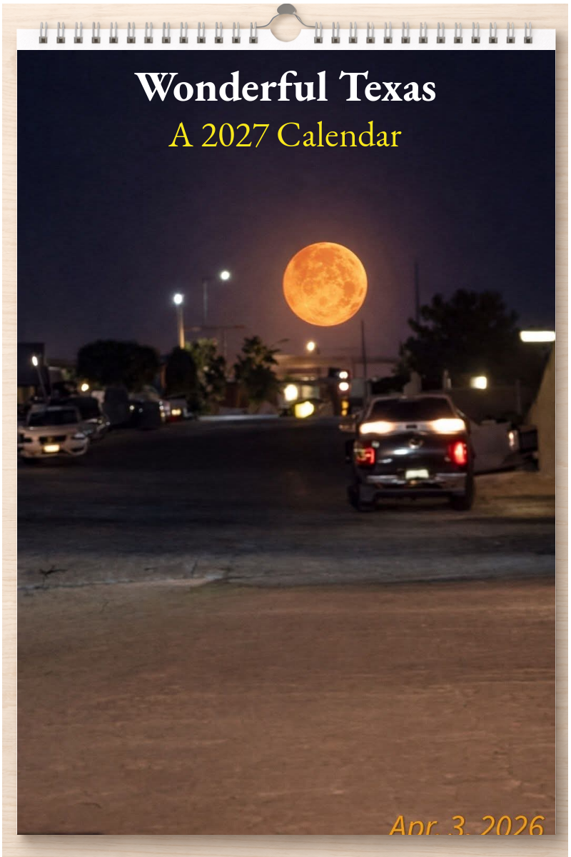 Wonderful Texas: A 2027 Calendar