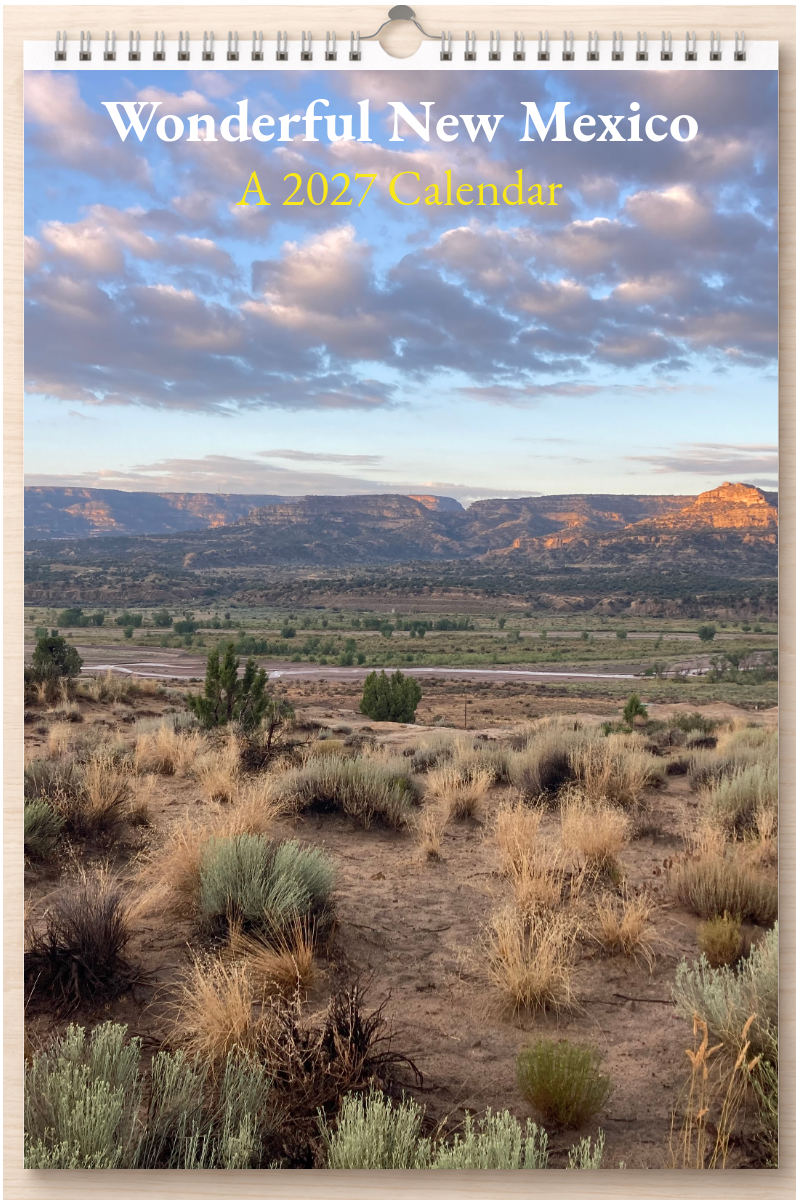 Wonderful New Mexico: A 2027 Calendar