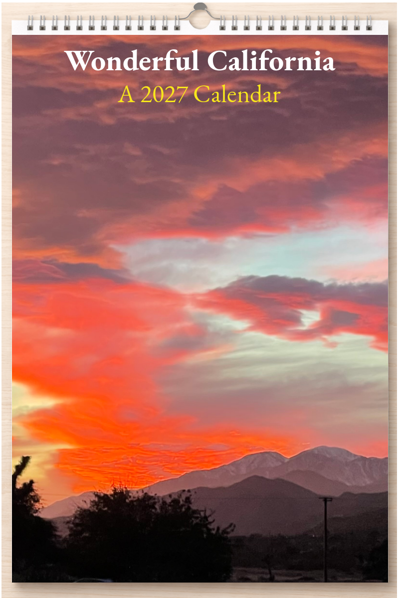Wonderful California: A 2027 Calendar