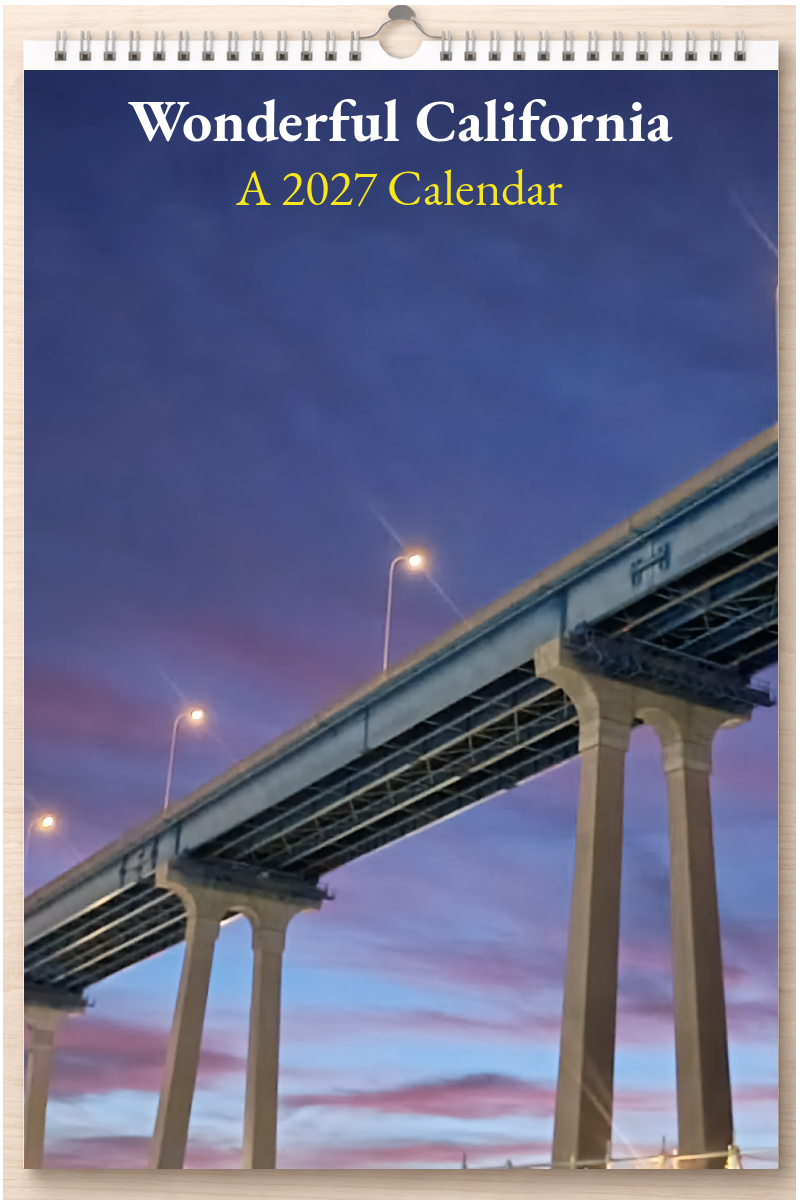 Wonderful California: A 2027 Calendar