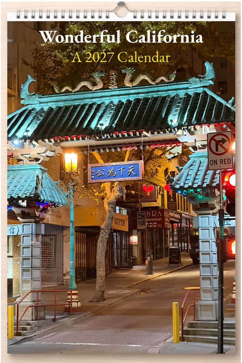 Wonderful California: A 2027 Calendar