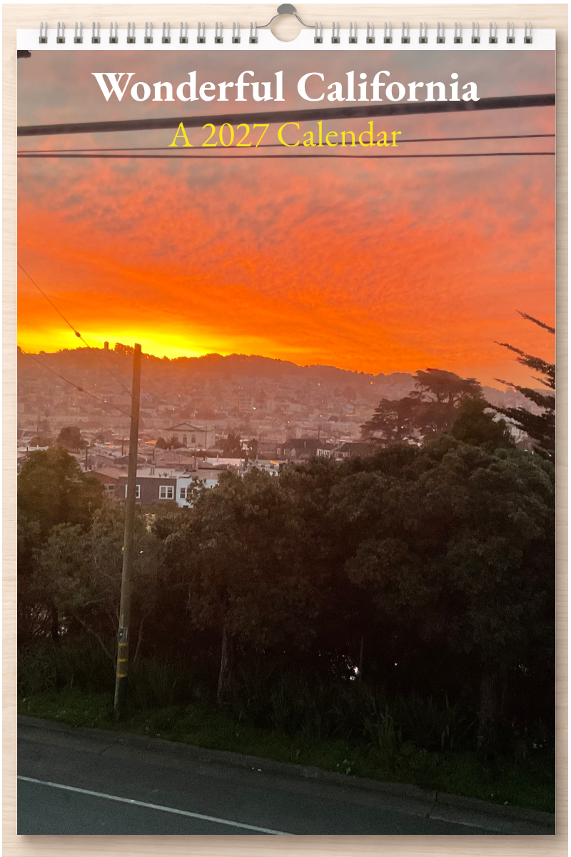 Wonderful California: A 2027 Calendar