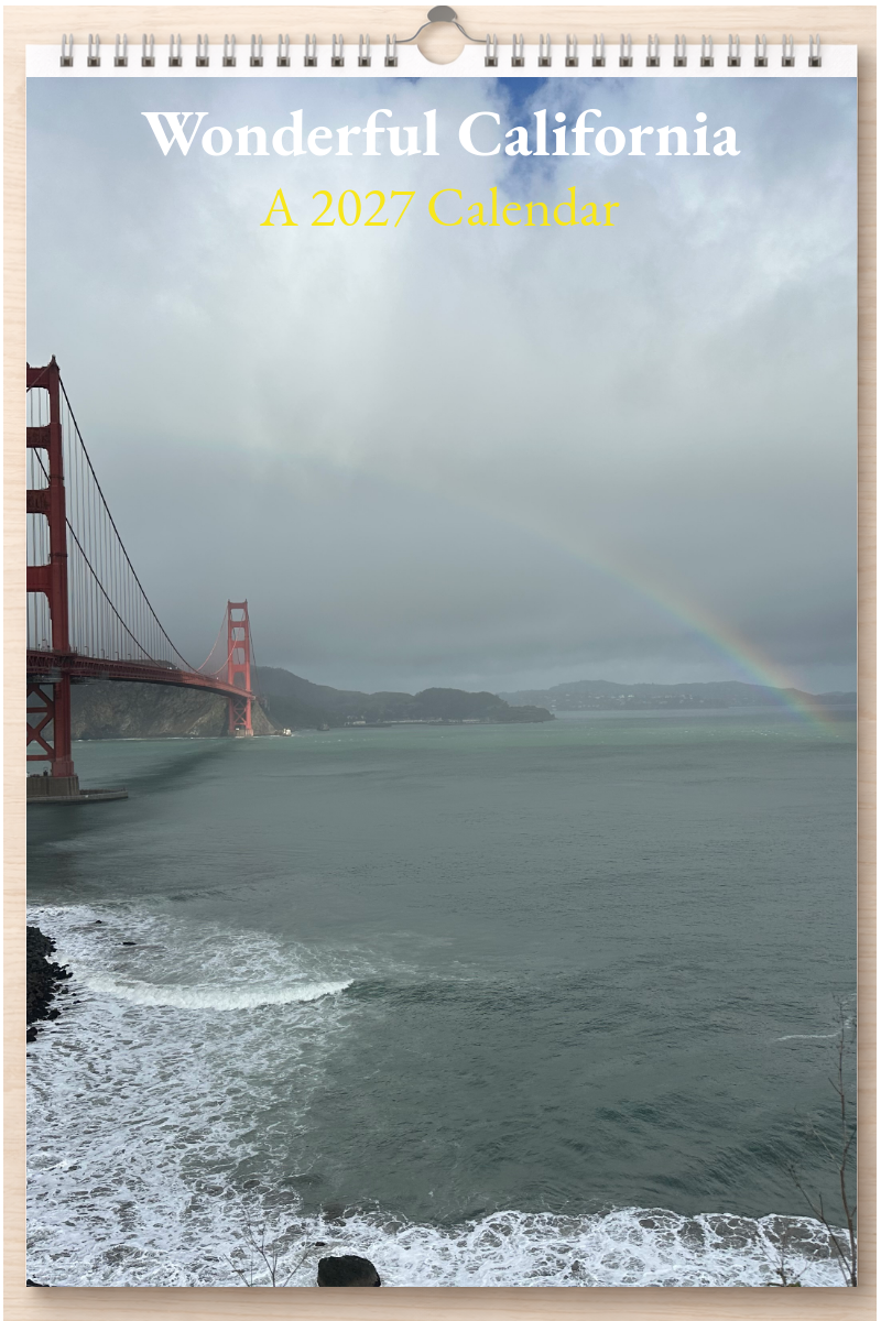 Wonderful California: A 2027 Calendar