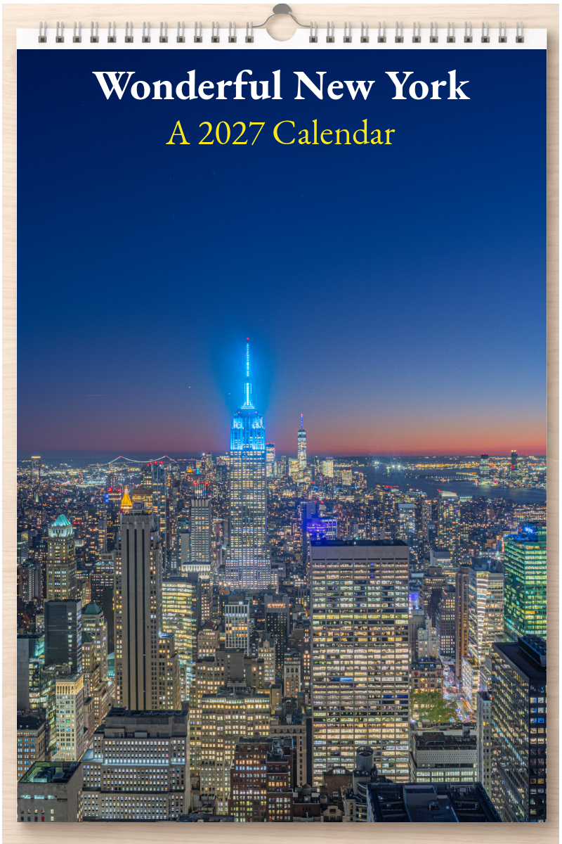 Wonderful New York: A 2027 Calendar