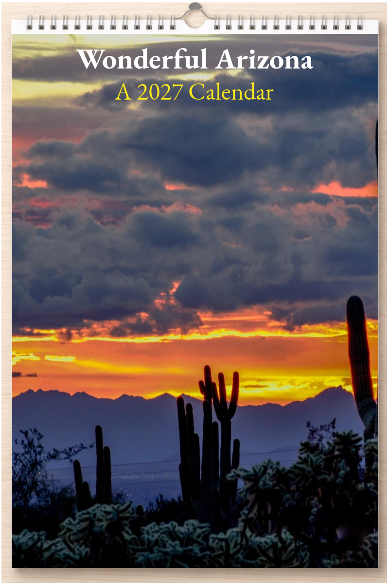 Wonderful Arizona: A 2027 Calendar