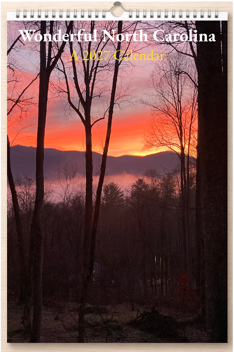Wonderful North Carolina: A 2027 Calendar