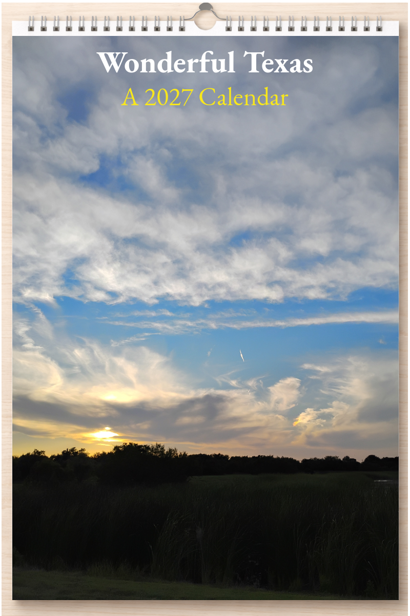 Wonderful Texas: A 2027 Calendar