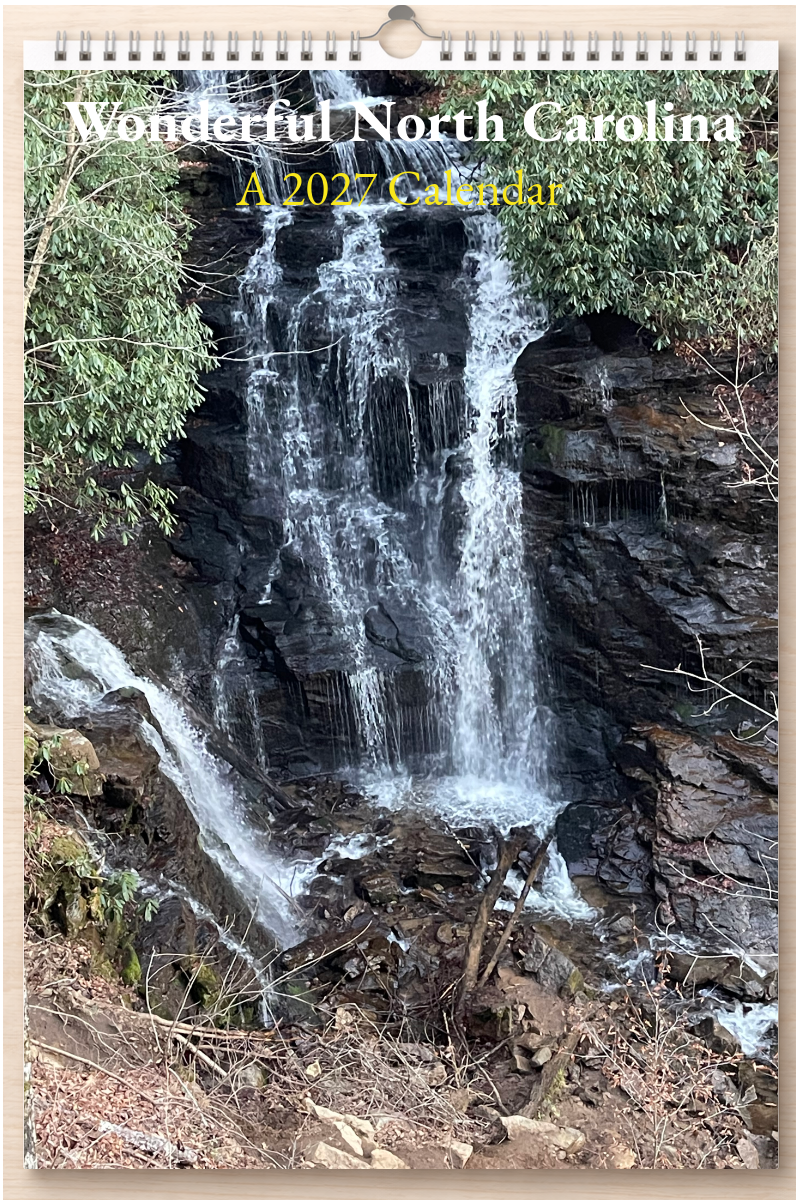 Wonderful North Carolina: A 2027 Calendar