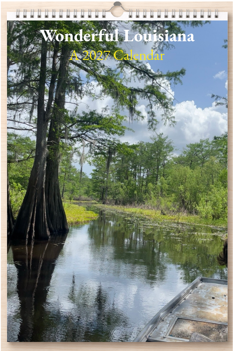 Wonderful Louisiana: A 2027 Calendar
