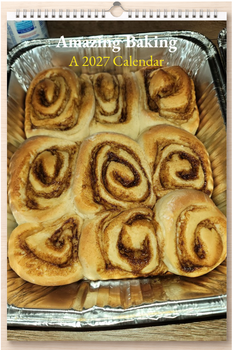 Amazing Baking: A 2027 Calendar