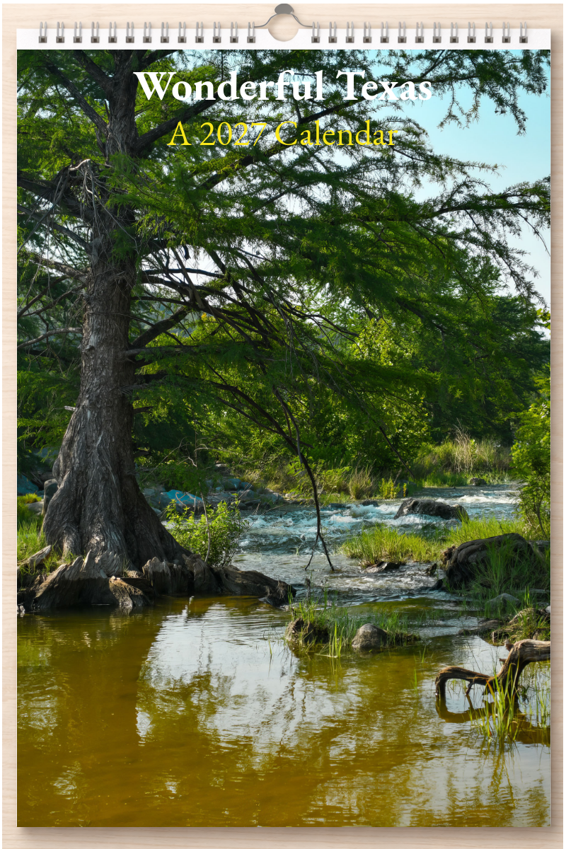 Wonderful Texas: A 2027 Calendar