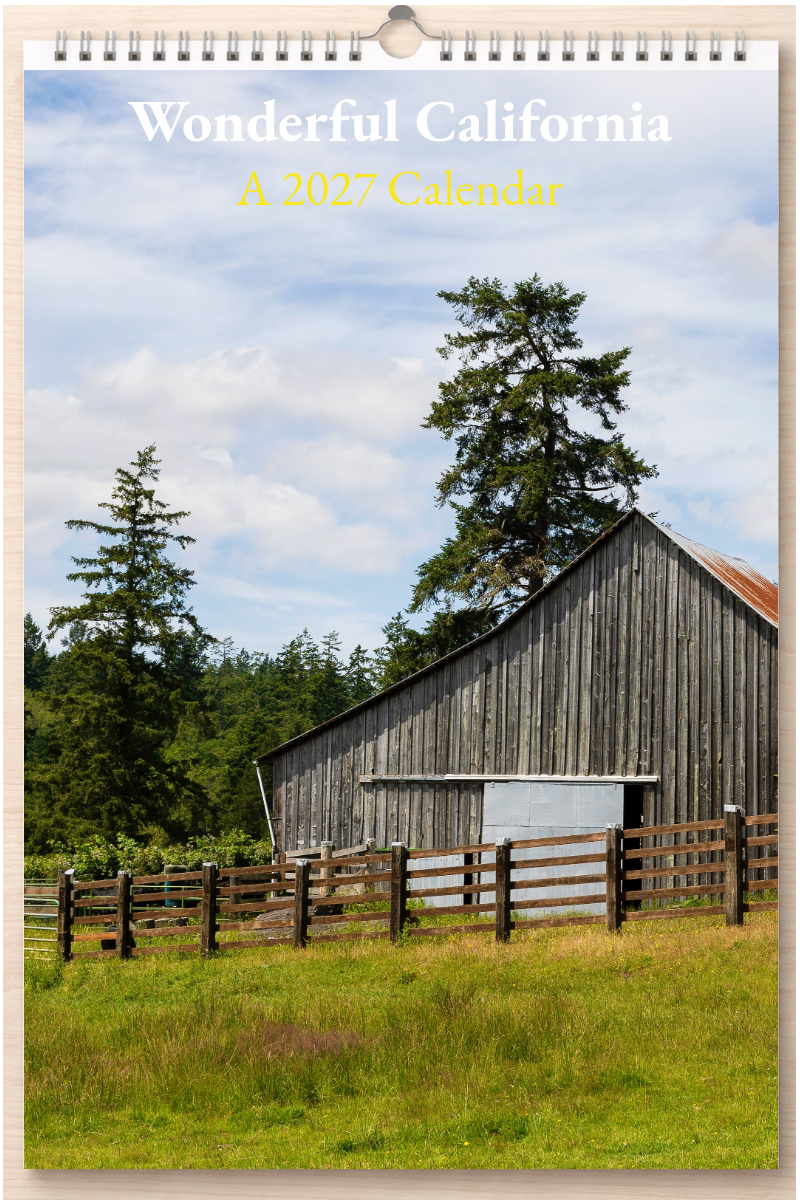 Wonderful California: A 2027 Calendar