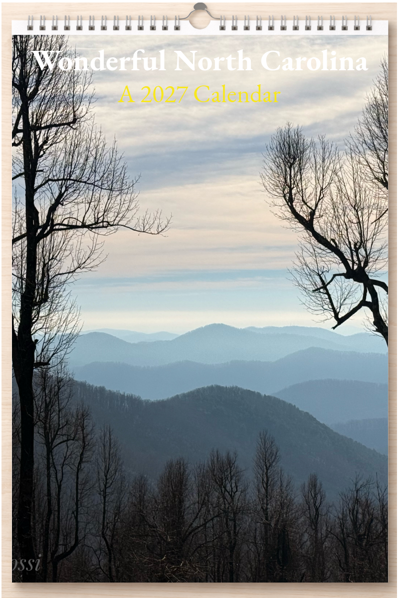 Wonderful North Carolina: A 2027 Calendar