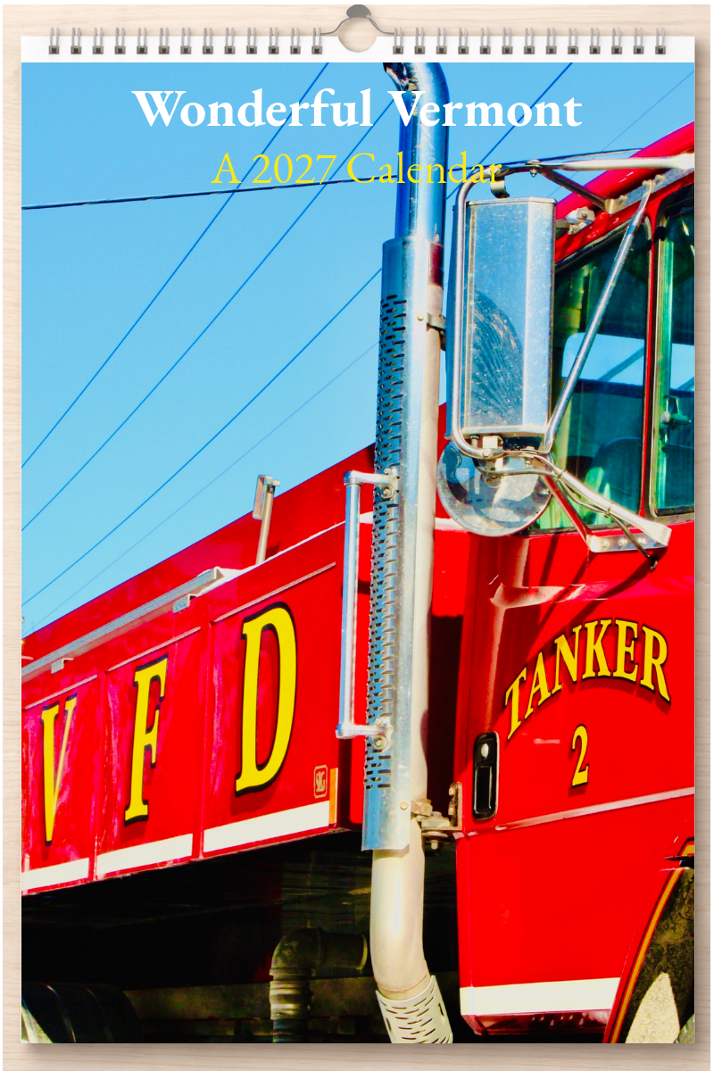 Wonderful Vermont: A 2027 Calendar
