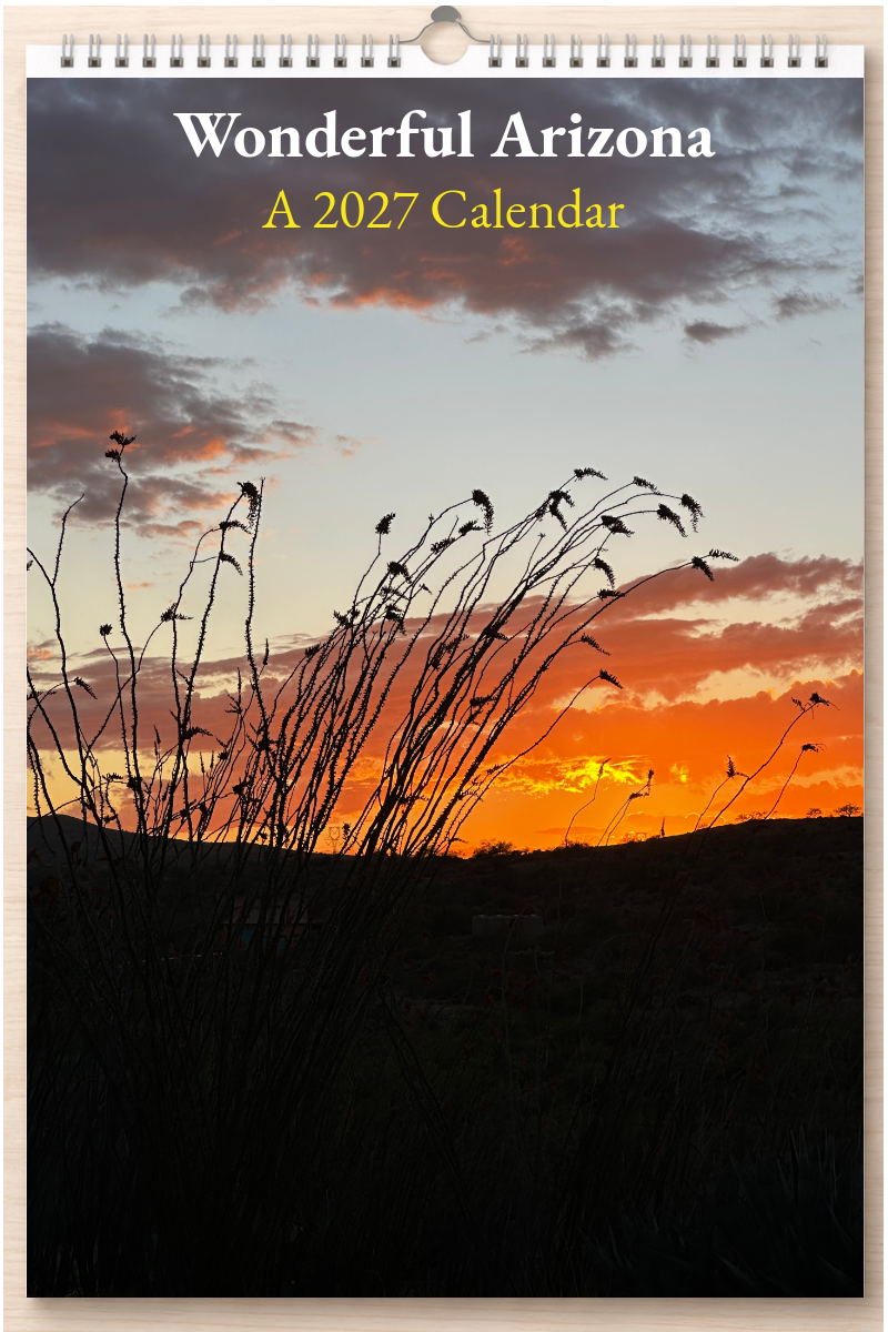 Wonderful Arizona: A 2027 Calendar