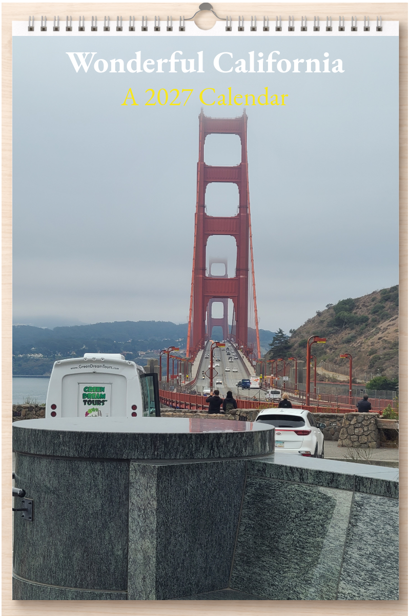 Wonderful California: A 2027 Calendar