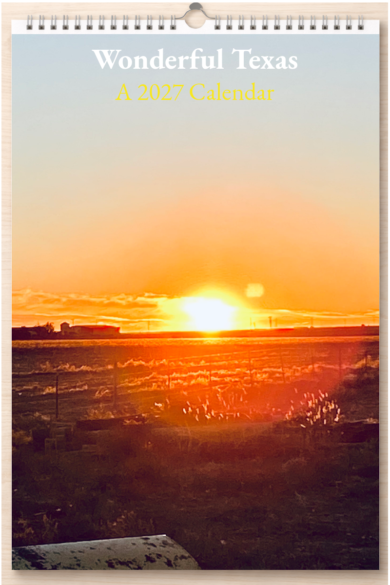 Wonderful Texas: A 2027 Calendar