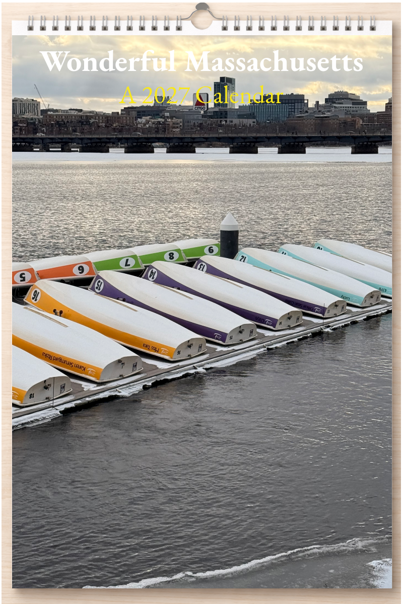 Wonderful Massachusetts: A 2027 Calendar