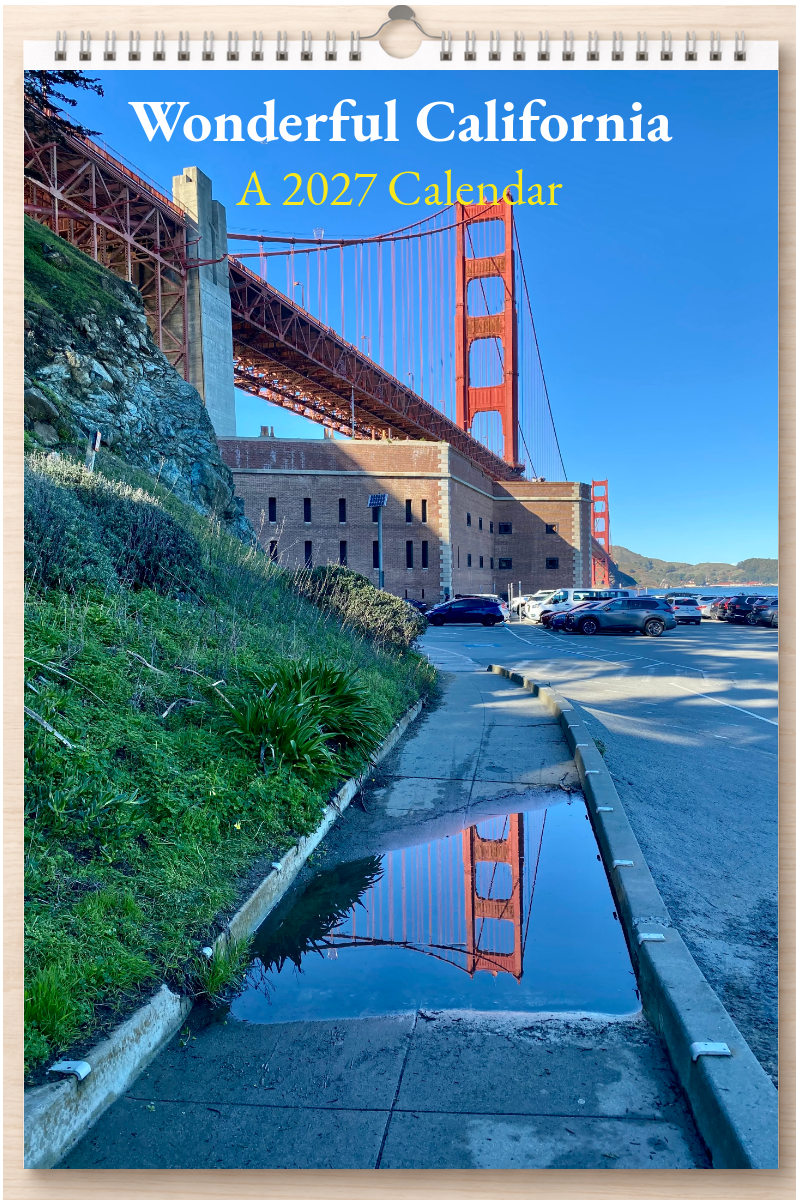 Wonderful California: A 2027 Calendar