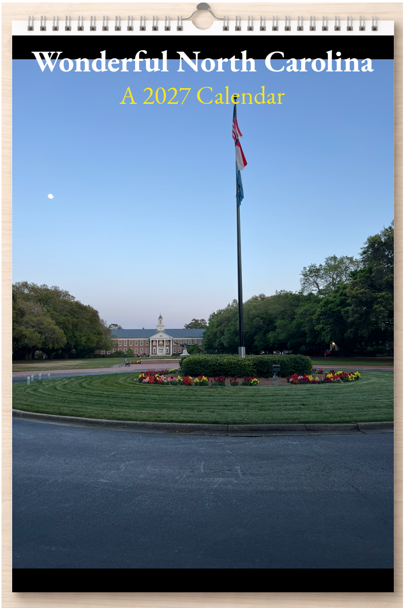 Wonderful North Carolina: A 2027 Calendar