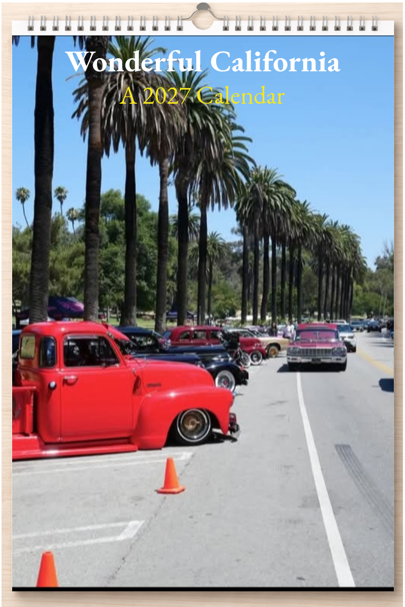 Wonderful California: A 2027 Calendar