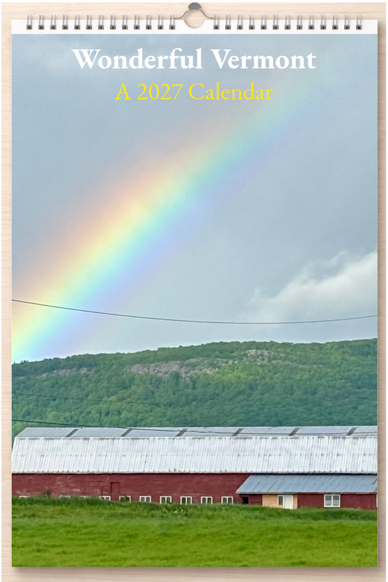Wonderful Vermont: A 2027 Calendar
