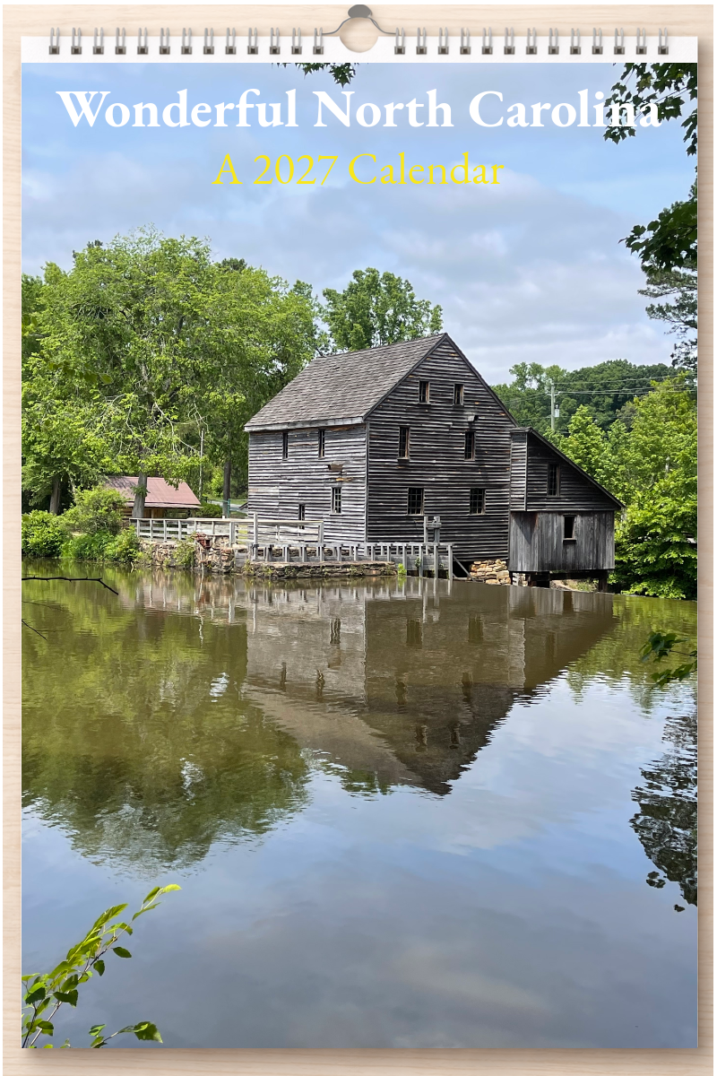 Wonderful North Carolina: A 2027 Calendar