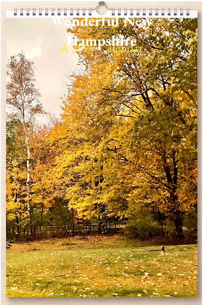 Wonderful New Hampshire: A 2027 Calendar