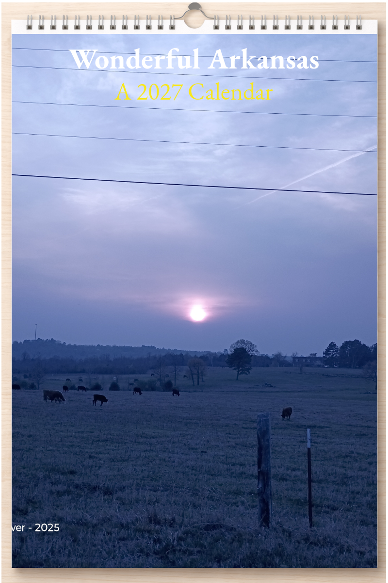 Wonderful Arkansas: A 2027 Calendar