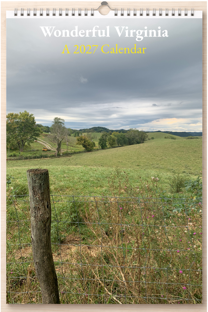 Wonderful Virginia: A 2027 Calendar