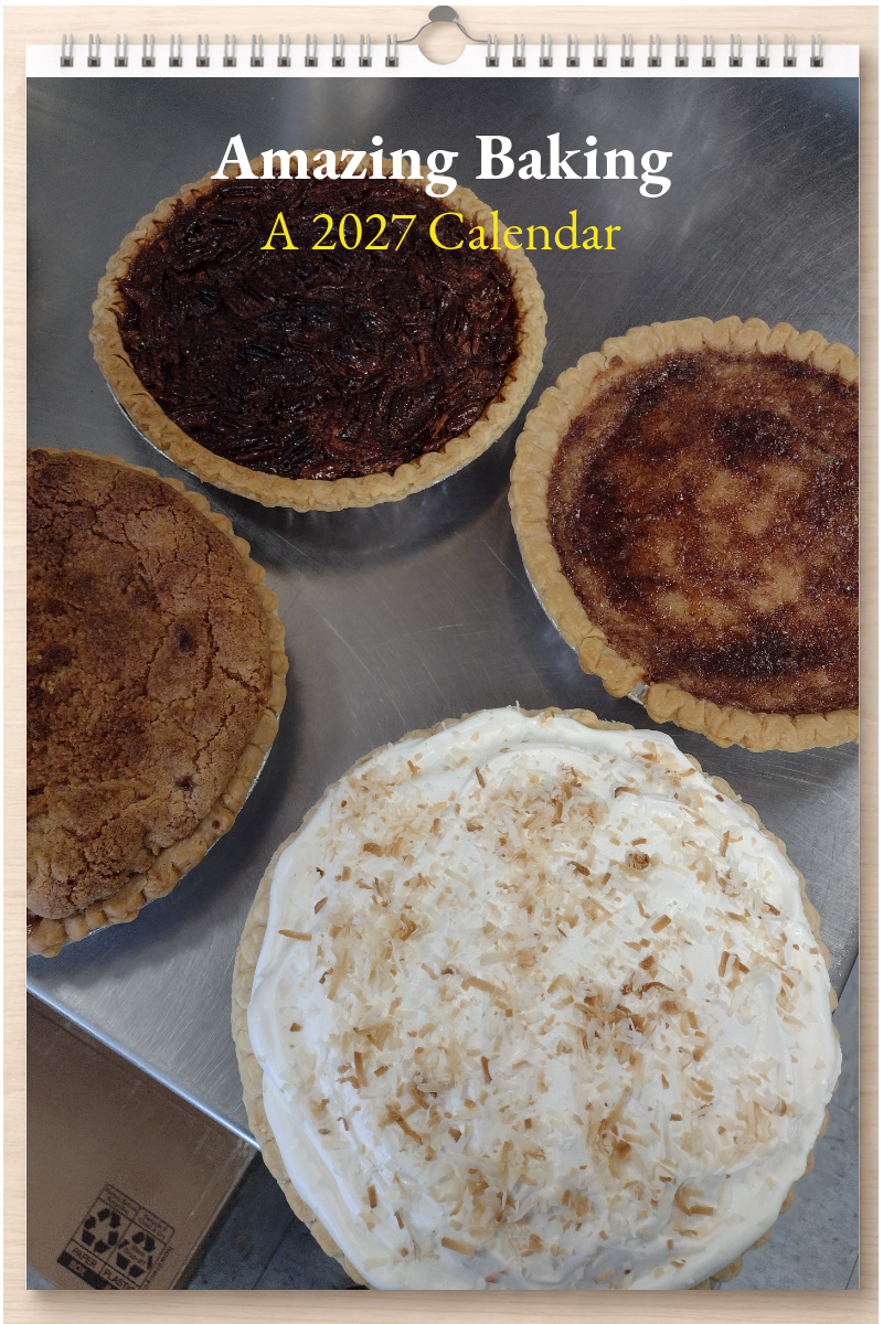 Amazing Baking: A 2027 Calendar